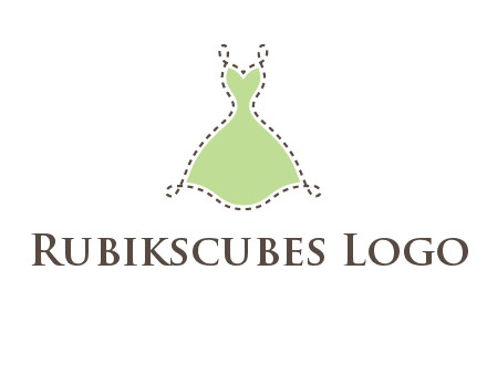 frock in a stitch outline logo