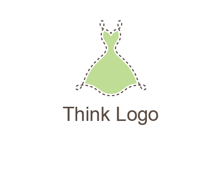 frock in a stitch outline logo