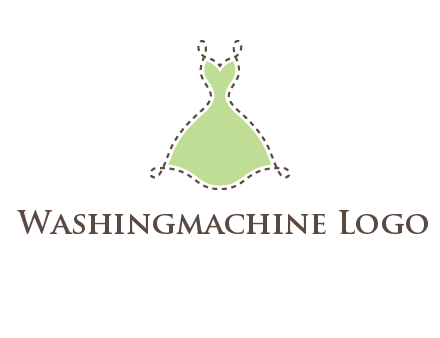 frock in a stitch outline logo
