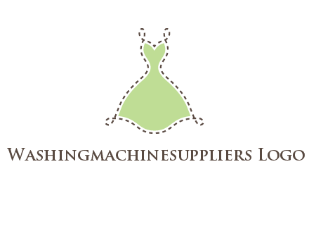 frock in a stitch outline logo
