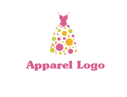 polka dots skirt vector