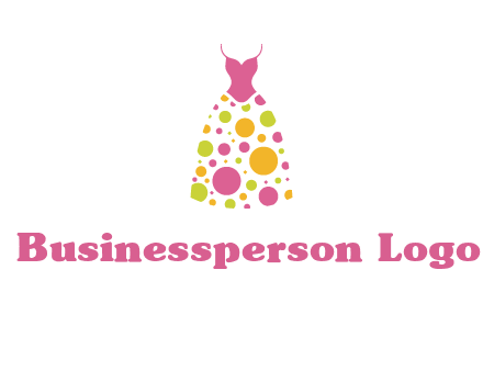 polka dots skirt vector