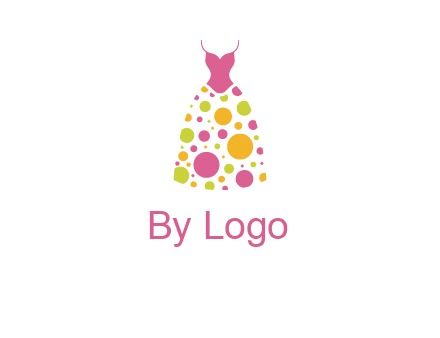 polka dots skirt vector