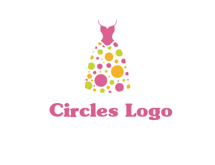polka dots skirt vector