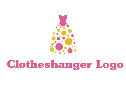 polka dots skirt vector