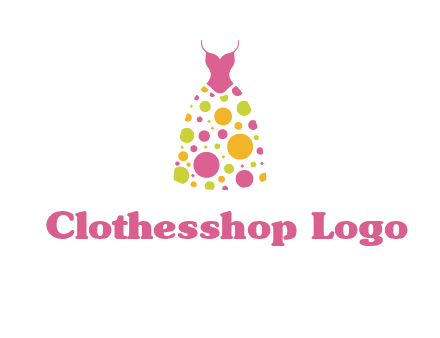 polka dots skirt vector