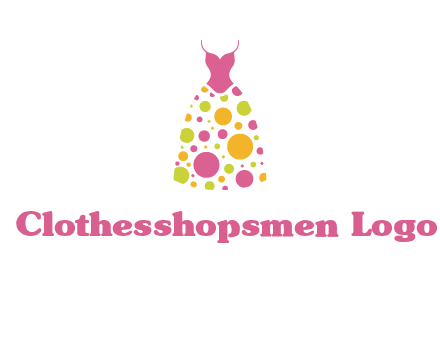 polka dots skirt vector