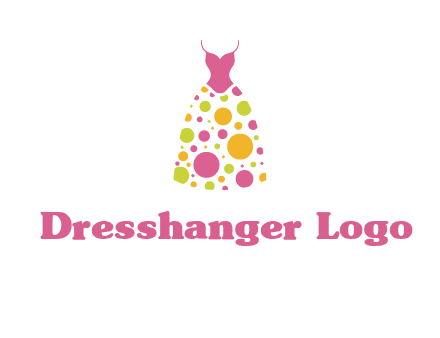 polka dots skirt vector