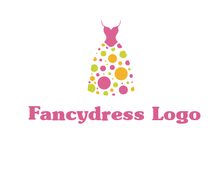 polka dots skirt vector