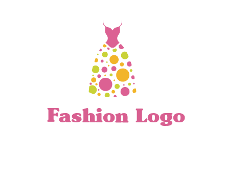 polka dots skirt vector