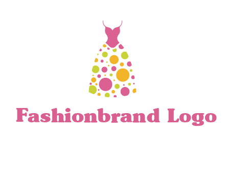 polka dots skirt vector