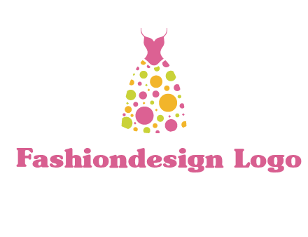 polka dots skirt vector