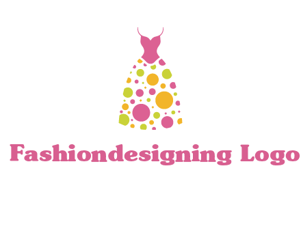 polka dots skirt vector