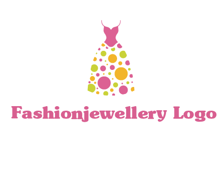 polka dots skirt vector