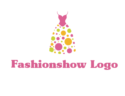 polka dots skirt vector