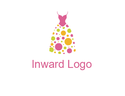 polka dots skirt vector