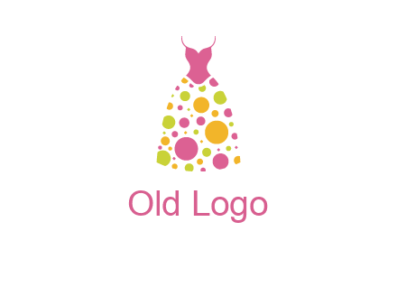 polka dots skirt vector