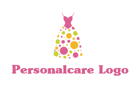polka dots skirt vector
