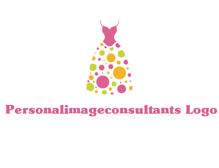 polka dots skirt vector