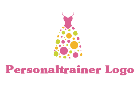 polka dots skirt vector