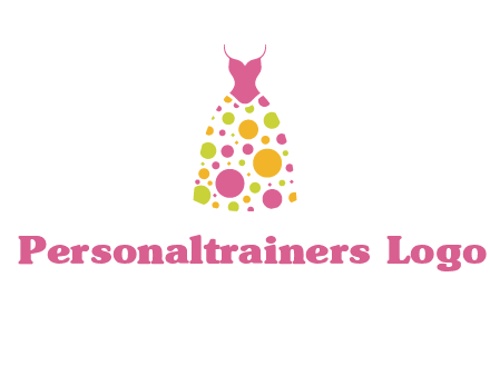 polka dots skirt vector