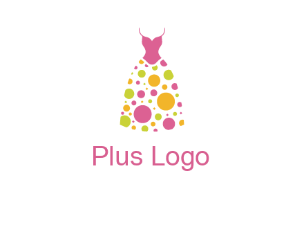 polka dots skirt vector