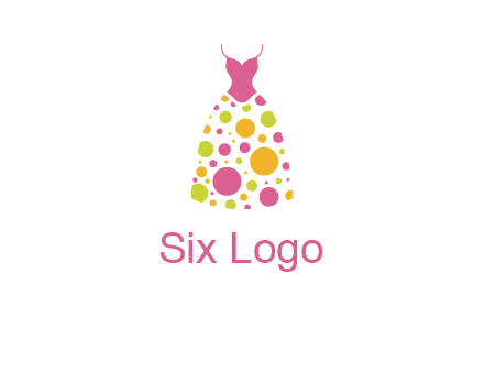 polka dots skirt vector