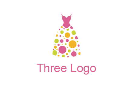 polka dots skirt vector