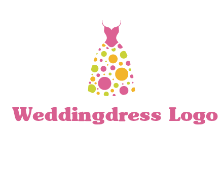 polka dots skirt vector