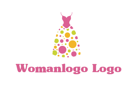 polka dots skirt vector