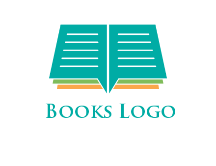 book and chat bubbles logo