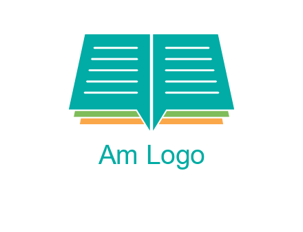 book and chat bubbles logo