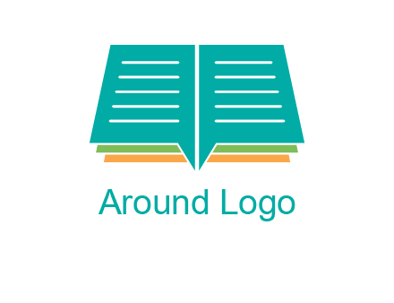 book and chat bubbles logo