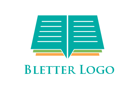 book and chat bubbles logo