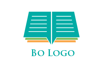 book and chat bubbles logo