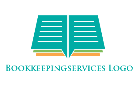 book and chat bubbles logo