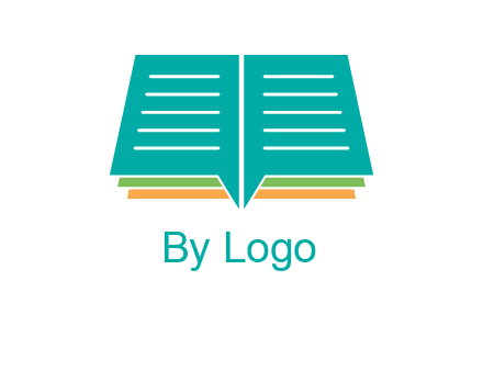 book and chat bubbles logo