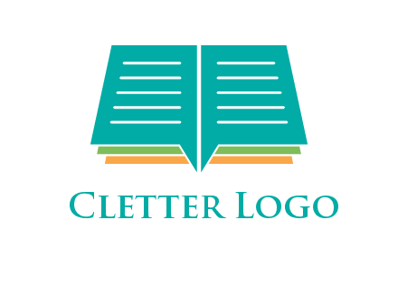 book and chat bubbles logo