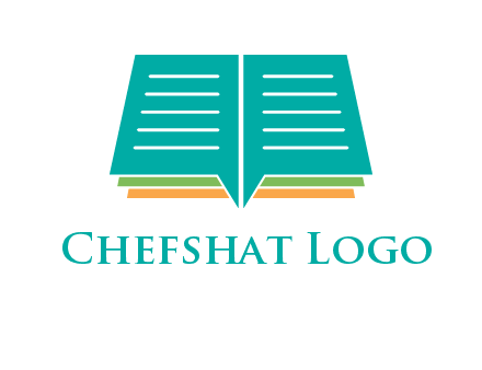 book and chat bubbles logo