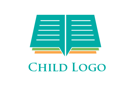 book and chat bubbles logo