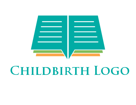 book and chat bubbles logo