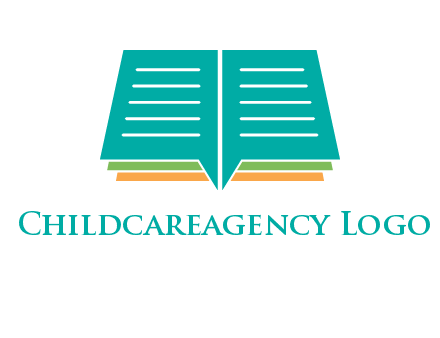 book and chat bubbles logo