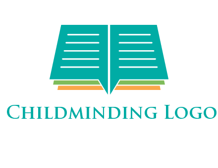 book and chat bubbles logo