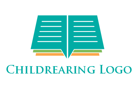 book and chat bubbles logo