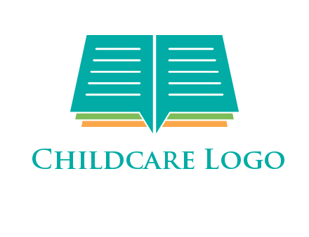 book and chat bubbles logo