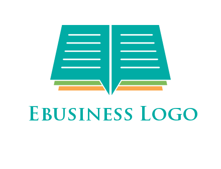 book and chat bubbles logo