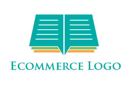 book and chat bubbles logo