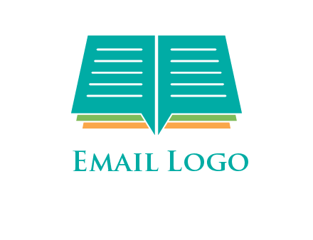 book and chat bubbles logo