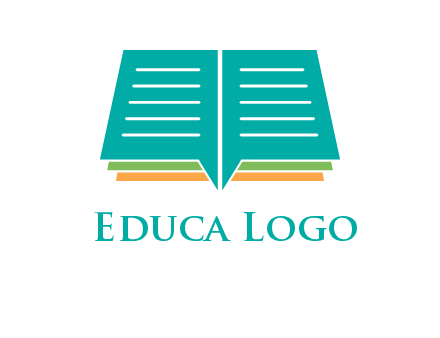 book and chat bubbles logo