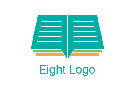 book and chat bubbles logo